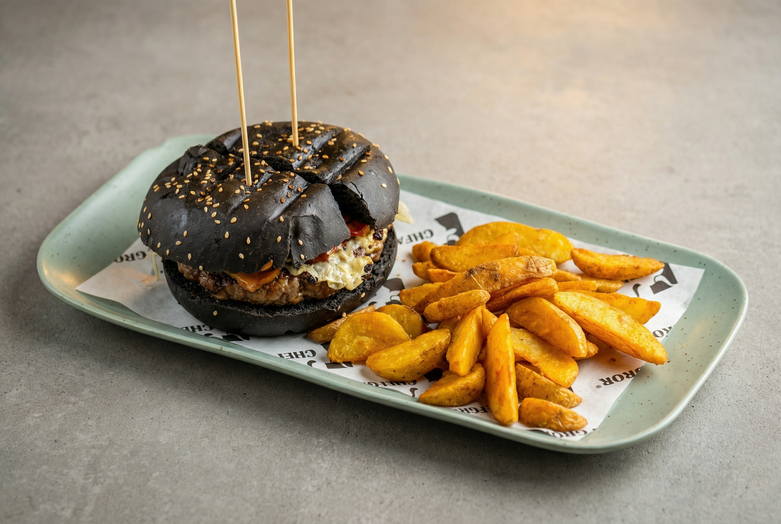 After: AI-enhanced dish photo